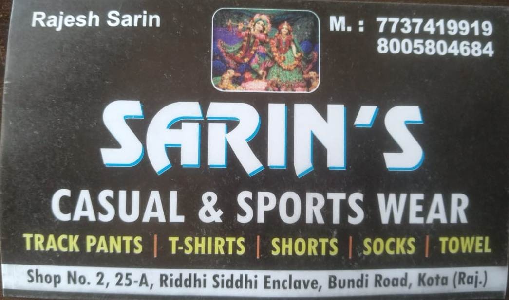 SARIN'S CASUAL & SPORTS WEAR