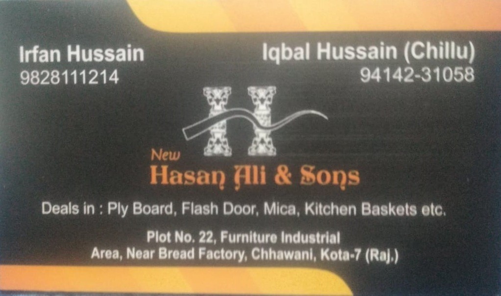 HASAN ALI AND SONS 